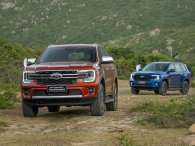 Ford Everest ngày càng nới rộng khoảng cách với Hyundai Santa Fe trên cuộc đua giành thị phần phân khúc SUV 7 chỗ