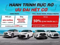 Ngập tràn ưu đãi khi mua Vios, Veloz Cross, Avanza Premio và Yaris Cross trong tháng 7 Ngập tràn ưu đãi khi mua Vios, Veloz Cross, Avanza Premio và Yaris Cross trong tháng 7