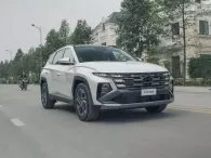 Hyundai Tucson 2024 lăn bánh không che chắn trên đường phố Việt, đại lý tiết lộ luôn giá bán