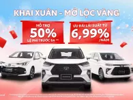 Toyota Việt Nam “Khai xuân - Mở lộc vàng” cho khách hàng mua Vios, Veloz Cross, Avanza Premio