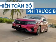 Honda City ưu đãi tháng 10: Miễn toàn bộ phí trước bạ