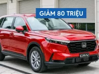 Honda CR-V máy xăng tiếp tục được giảm 80 triệu đồng khi bản Hybrid lắp ráp ra mắt