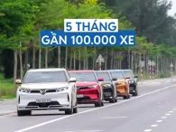 Doanh số VinFast tiệm cận mốc 100.000 xe sau 5 tháng đầu 2026