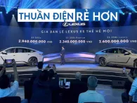 Lexus ES 2026 tại Việt Nam thêm bản thuần điện ES 500e, giá từ 2,34 tỷ đồng