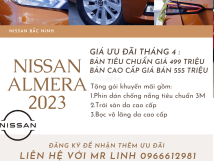 Almera 2023 bản tiêu chuẩn giá 535( tặng ngay 36 triệu) chỉ còn 499