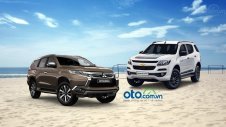 So sánh Mitsubishi Pajero Sport 2019 và Chevrolet Trailblazer 2019