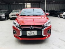 Bán xe Mitsubishi Attrage sản xuất năm 2021, xe màu đỏ siêu mới, odo 4.000km có trả góp