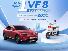 Ưu đãi gần 200 triệu, tặng xe điện ngay trong Tháng 10