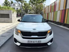 Kia Seltos 1.4Turbo Deluxe 2020 🔹️Màu sắc: Trắng Nóc Đen 🔹️Odo: 58.000 km 🔹️Xe trang bị: Lót sàn 6D, Flim
