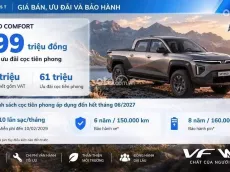 VF WILD COMFORT - 799 TRIỆU – BÁN TẢI ĐIỆN, CHẠY ĐƯỢC CẢ ĐIỆN LẪN XĂNG