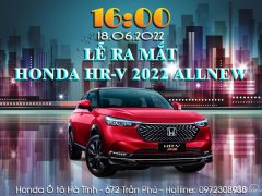 Ra mắt Honda HRV 2022. Honda Ô tô Hà Tĩnh khuyến mãi lên đến 110 triệu đồng