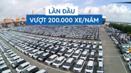 Ô tô nhập khẩu vào Việt Nam 2025 xác lập kỷ lục mới
