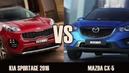 So sánh xe Kia Sportage 2016 và Mazda CX-5 2015: Bất phân thắng bại