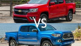 So sánh xe Chevrolet Colorado 2018 và Toyota Tacoma 2018