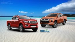 So sánh Mitsubishi Triton 2019 và Nissan Navara 2019: Cuộc chiến đồng hương bán tải Nhật