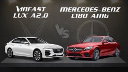 So sánh xe Mercedes-Benz C 180 AMG 2021 và VinFast Lux A2.0 2021: Sự lựa chọn nào tinh tế hơn?