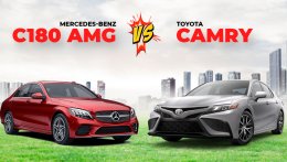 So sánh xe Mercedes-Benz C 180 AMG 2021 và Toyota Camry 2021: Có nên cố?