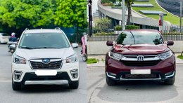 So sánh xe Subaru Forester và Honda CR-V cũ: Chọn công nghệ hay tính thực dụng?
