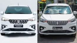 So sánh Suzuki Ertiga Hybrid 2022 và Suzuki Ertiga 2021: Chọn bản mới nhiều nâng cấp hay bản cũ giá mềm?