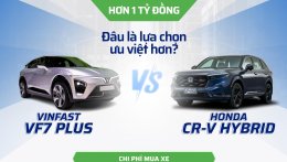 So sánh VinFast VF7 và Honda CR-V hybrid: Đâu là lựa chọn ưu việt trong tầm giá hơn 1 tỷ đồng?
