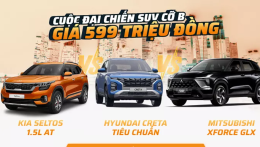 KIA Seltos - Hyundai Creta - Mitsubishi Xforce: Cuộc đại chiến SUV cỡ B giá 599 triệu đồng