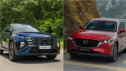 Hyundai Tucson 2025 và Mazda CX-5 2025: Hai bản "full Option" hơn, kém nhau những gì?