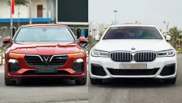 VinFast Lux A2.0 2021 vs BMW 5 Series 2021 cũ: 'Con cưng' Việt Nam có đánh bại 'Hoàng tử' Đức?