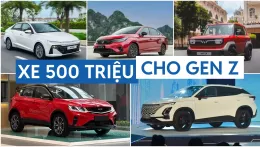 Top xe 500 triệu dành cho gen Z: Đủ từ gầm thấp đến cao, từ xăng đến điện