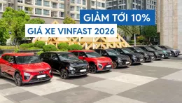 Cập nhật chính sách bán hàng mới nhất của VinFast 2026: Giảm trực tiếp tới 10% giá xe