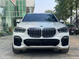 Bán BMWX5 M- Sport sản xuất 2021, màu trắng, nội thất nâu, xe cực mới