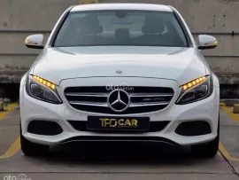Mercedes-Benz C200 trắng/kem sx2016