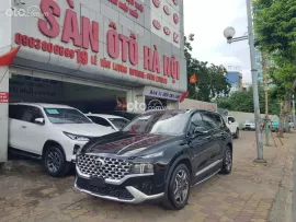 Hyundai Santafe Cao cấp 2.2 AT 4WD MÁY DẦU - HAI CẦU, số điện PHOM MỚI sx 2021. Xe tư nhân