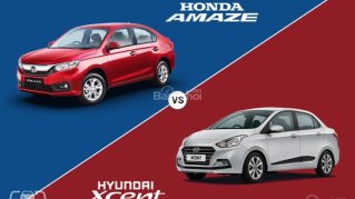 Xe giá rẻ hạng A: Chọn Honda Amaze 2018 hay Hyundai Grand i10 2018?