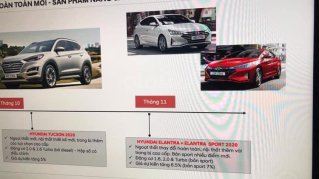 Rò rỉ Catalogue xe Hyundai Tucson và Elantra nâng cấp tại Việt Nam