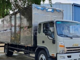 Cần bán xe JAC N800 thùng hàng dài 7.6 mét, đời 2021, màu trắng, trả trước 200 triệu