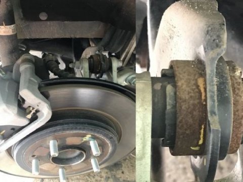 Honda CR-V mới mua từ đại lý đã có hiện tượng gỉ sét dưới gầm xe 1