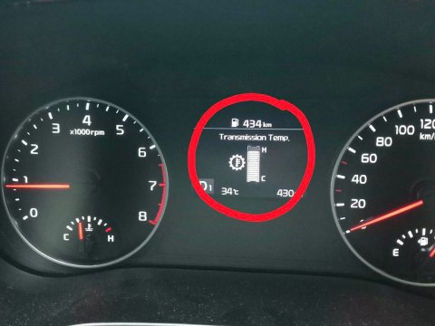 Hiện tượng quá nhiệt hộp số của Kia Seltos.