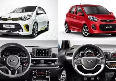 Bên trong Kia Morning 2017, chúng ta có màn hình giải trí-thông tin 7 inch  1