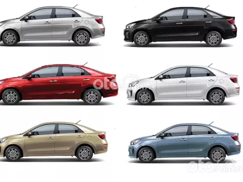 Màu sắc xe Kia Soluto 2019 2