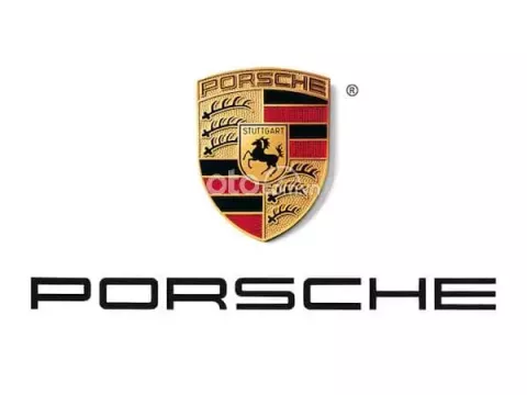 Logo biểu tưởng của hãng xe Porsche