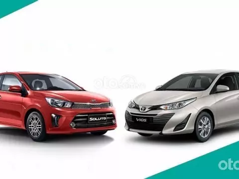 Kia Soluto và Toyota Vios 2