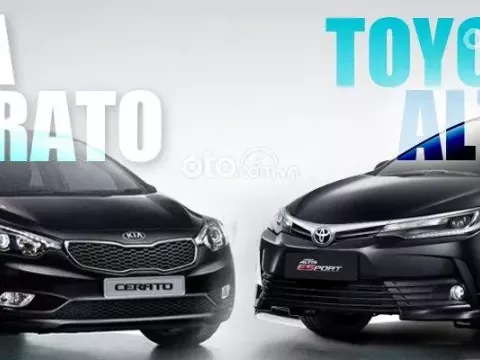 So sánh Toyota Corolla Altis với Kia Cerato So sánh Toyota Corolla Altis với Kia Cerato
