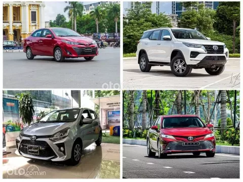 Giá xe Toyota cũ tại Oto.com.vn.