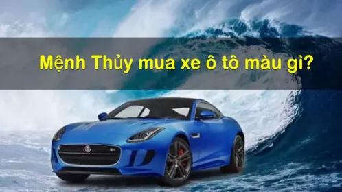 Người mệnh Thủy mua ô tô cần lưu ý gì để tăng phong thuỷ, cầu bình an?