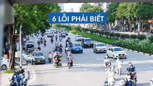 Chính thức áp dụng chế tài xử phạt mới cho 6 nhóm lỗi vi phạm giao thông kể từ 1/3/2026