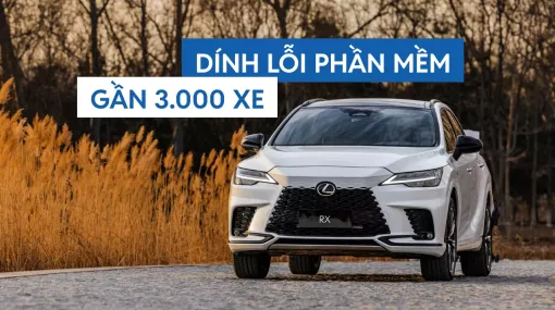Gần 3.000 xe Lexus tại Việt Nam bị triệu hồi do lỗi phần mềm camera 360 độ