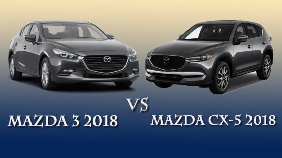 So sánh xe Mazda 3 2018 và Mazda CX-5 2018