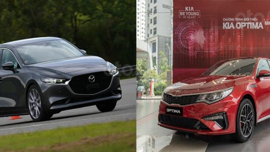 So sánh xe Mazda 3 2020 và Kia Optima 2020: Xe hạng C đắt ngang hạng D