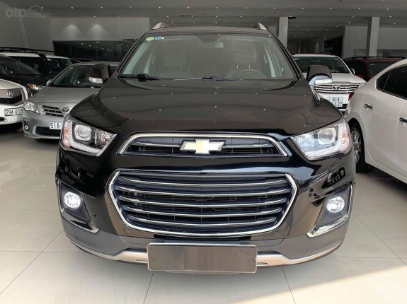 Bán Captiva 2.4LTZ 2016 màu đen số HCM xe đẹp bao lỗi