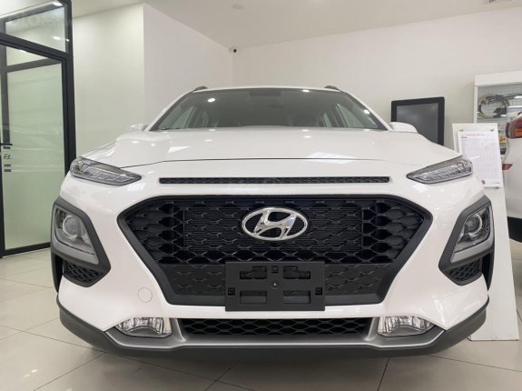 Hyundai Cầu Diễn bán Hyundai Kona 2021 trắng, giảm 10 triệu, nhiều ưu đãi